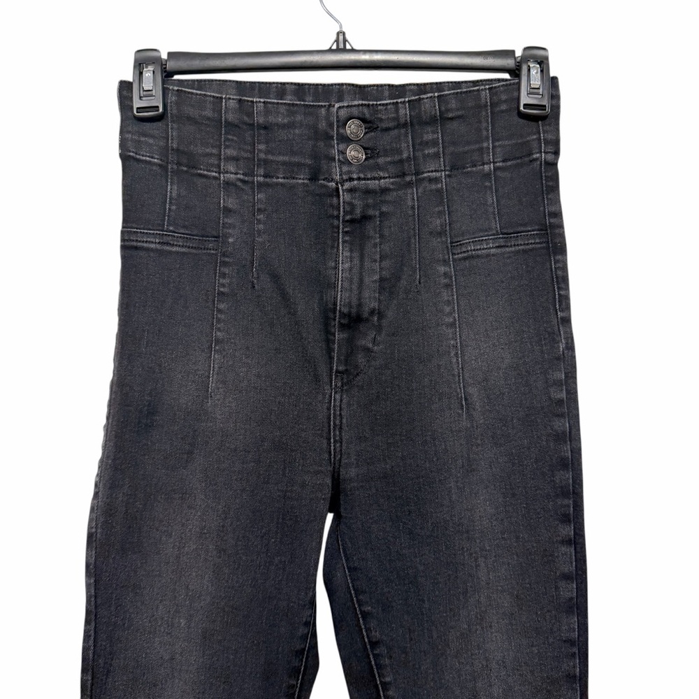 Free People We The Free Jayde Flare Jeans Size 30 – Super High Rise Stretch - Picture 7 of 12